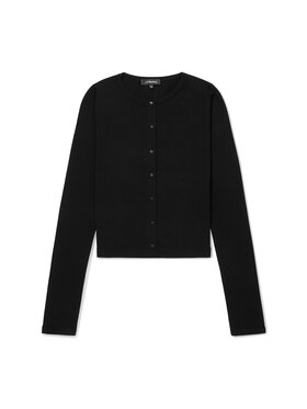La Mania La Mania Sweter FABIO Czarny Classic Fit
