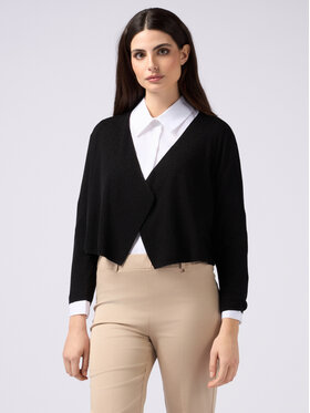 Oltre Oltre Cardigan M218J004950N033 Nero Cropp Fit