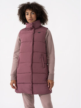 4F 4F Vestă 4FAW23TVESF076 Roz Regular Fit