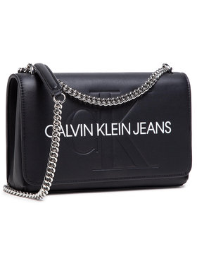 Calvin Klein Jeans Calvin Klein Jeans Handtasche Ew Flap Convertible K60K607463 Schwarz