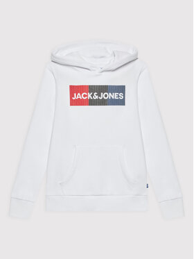 Jack&Jones Junior Jack&Jones Junior Bluză Corp Logo 12152841 Alb Regular Fit