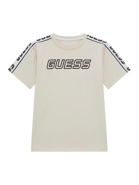 Guess Kids Guess Kids T-Shirt 176125 Beżowy Classic Fit
