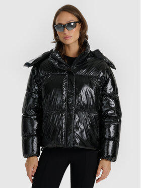 4F 4F Kurtka puchowa URBAN COMMUTER Czarny Oversize