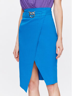 Pinko Pinko Pouzdrová sukně Ivra 100444 A0LT Modrá Slim Fit