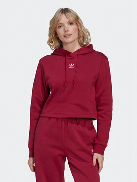 adidas adidas Pulóver adicolor Essentials HJ7849 Bordó Cropped Fit