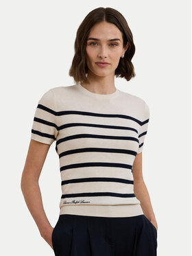 LAUREN RALPH LAUREN LAUREN RALPH LAUREN Sweter 200961688002 Écru Regular Fit