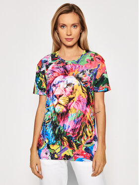 Mr. GUGU & Miss GO Mr. GUGU & Miss GO T-shirt Unisex Colorful Lion Šarena Regular Fit