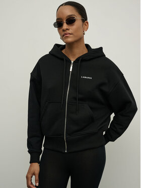 La Mania La Mania Felpa ZIPPY 3 Nero Classic Fit