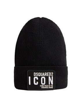 Dsquared2 Dsquared2 Czapka KNM0001 ICON BLACK Czarny