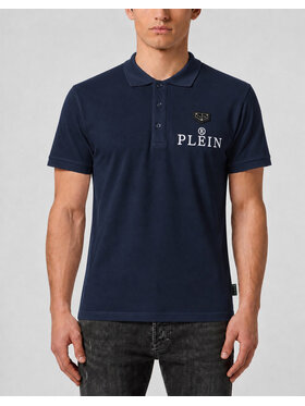 PHILIPP PLEIN PHILIPP PLEIN Polo 31624 Granatowy Slim Fit