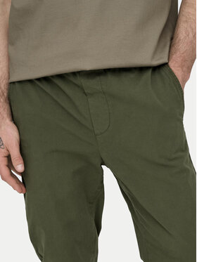 Only & Sons Chino Hlače Linus 22029765 Zelena Tapered Fit