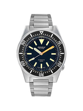 Squale Squale Zegarek 1521MILBL.SQ20S Srebrny
