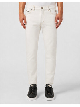 PHILIPP PLEIN PHILIPP PLEIN Jeansy 30580 Biały Slim Fit