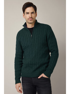 Lancerto Lancerto Sweter Cutter SW073225000040 Zielony Regular Fit