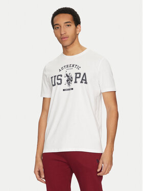 U.S. Polo Assn. U.S. Polo Assn. Tricou MUP4083 Alb Regular Fit