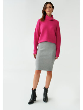 TATUUM TATUUM Spódnica midi GEME 1 Szary Close Fit