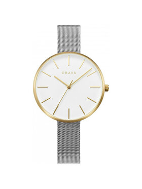 Obaku Obaku Hodinky V211LXGIMC1 Stříbrná