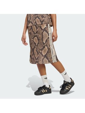 adidas adidas Spódnica midi 168125 Beżowy Regular Fit