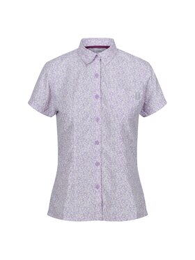 Regatta Regatta Koszula Mindano VIII Fioletowy Short Fit