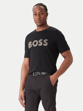 BOSS BOSS Póló Logo Future 50543796 Fekete Regular Fit