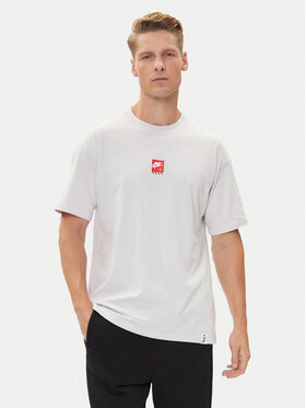 Nike Nike Тишърт HJ0768 Сив Regular Fit