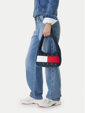 Tommy Jeans Tommy Jeans Geantă Tjw Archive Shoulder Bag AW0AW18074 Bleumarin