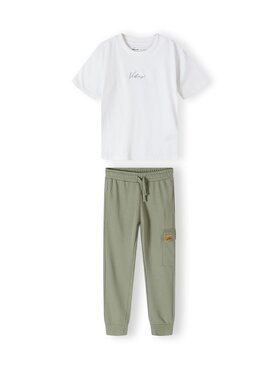 MINOTI MINOTI T-Shirt 23fleece206 Zielony Regular Fit