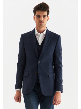 Pako Lorente Pako Lorente Marynarka P22WP-3X-030 Granatowy Slim Fit