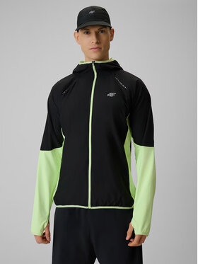 4F 4F Bluza RUNNING Żółty jasny Regular Fit
