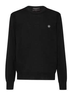 PHILIPP PLEIN PHILIPP PLEIN S dlouhým rukávem 615 Černá Regular Fit
