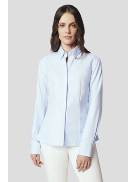 Lancerto Lancerto Koszula Koszula Damska Błękitna Bawełniana Varda Slim KO073224000068 Niebieski Slim Fit