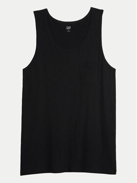 Gap Gap Майка 545873-00 Чорний Regular Fit