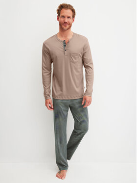 Calida Calida Pigiama 47481 Beige Regular Fit
