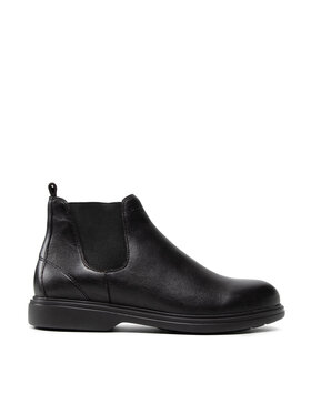 Geox Geox Kotníková obuv s elastickým prvkem U Ottavio C U16DCC 00043 C9999 Černá