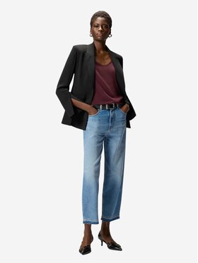 PINKO PINKO Jeansy ESTELLE EGG DIRTY BLUE DENIM Niebieski Regular Fit