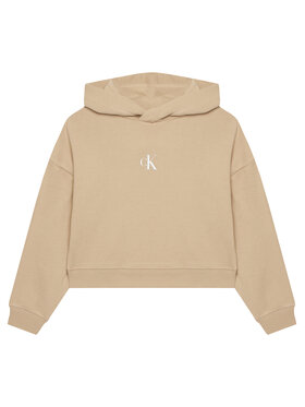 Calvin Klein Jeans Calvin Klein Jeans Суитшърт IG0IG02755 D Бежов Boxy Fit