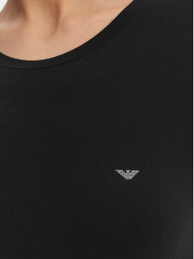 Emporio Armani Emporio Armani Marškinėliai EW000408 AF19024 UC001 Juoda Regular Fit