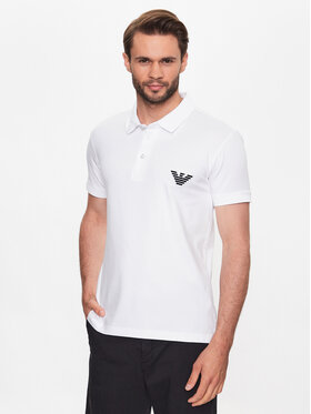 Emporio Armani Emporio Armani Tricou polo 211804 3R482 00010 Alb Regular Fit
