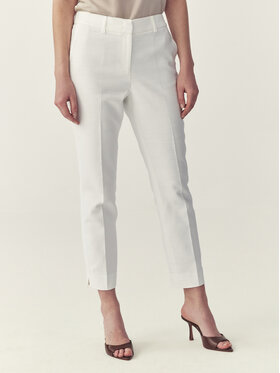 TATUUM TATUUM Kalhoty z materiálu KOLIA 8 Bílá Skinny Fit