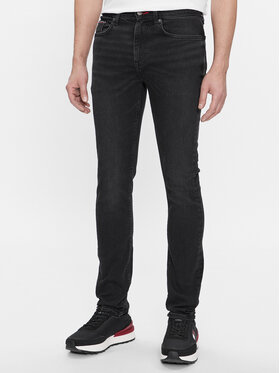 Tommy Hilfiger Tommy Hilfiger Jeansy Bleecker MW0MW33350 Černá Slim Fit