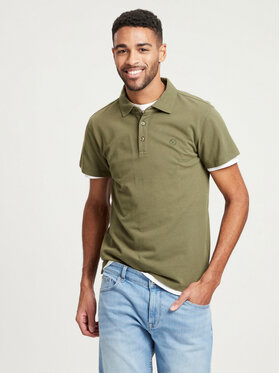 Cross Jeans Cross Jeans Polo 15937-002 Khaki Regular Fit