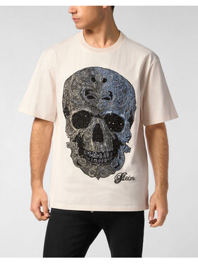 PHILIPP PLEIN PHILIPP PLEIN T-shirt 27051 Bianco Regular Fit
