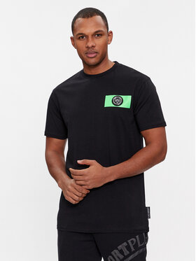 Plein Sport Plein Sport T-Shirt SADC MTK6907 SJY001N Černá Regular Fit