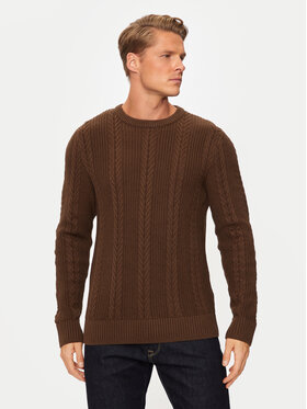 Jack&Jones Jack&Jones Džemper 12261436 Smeđa Regular Fit