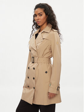 Save The Duck Save The Duck Tenchcoat D43090W GRIN18 Beige Regular Fit
