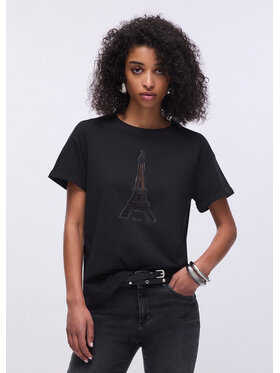 Liu Jo Liu Jo T-Shirt WA6413JS904P9317 Czarny Regular Fit