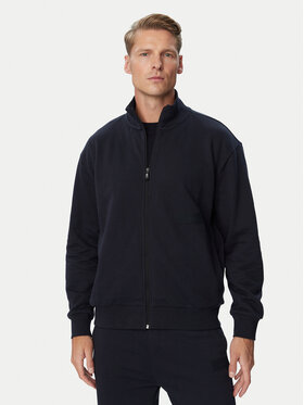 BOSS BOSS Суитшърт Sw Collar 50564104 Тъмносин Relaxed Fit