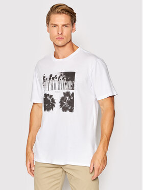 Hurley Marškinėliai Photo Palm AMTS22Q1PP Balta Regular Fit