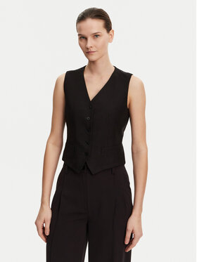 Weekend Max Mara Weekend Max Mara Kamizelka garniturowa Pace 2515151012 Czarny Slim Fit