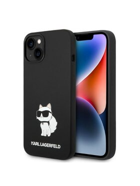 KARL LAGERFELD KARL LAGERFELD Etui na telefon Silicone Choupette MagSafe Czarny